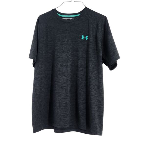 Under Armour Gray Short Sleeve Top - Women's Large - Picture 1 of 5